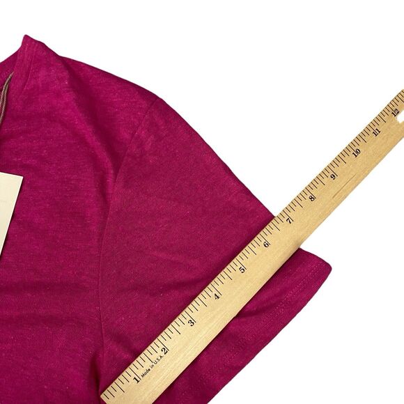 A new day Women's T shirt Pullover Short Sleeve V-Neck Pink Size XXL - Picture 4 of 15